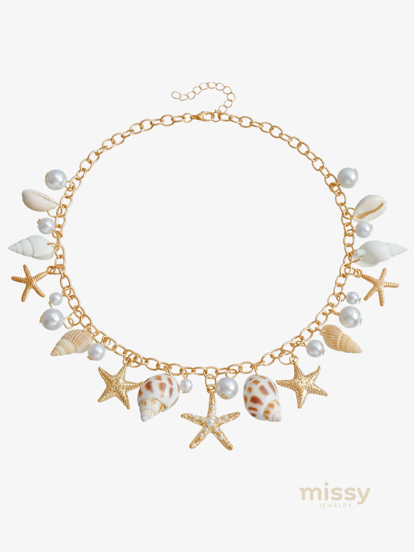 Arya Shell Waist Chain Jewelry Set