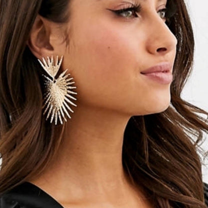 Revolve X Shashi Throne Earrings Gold