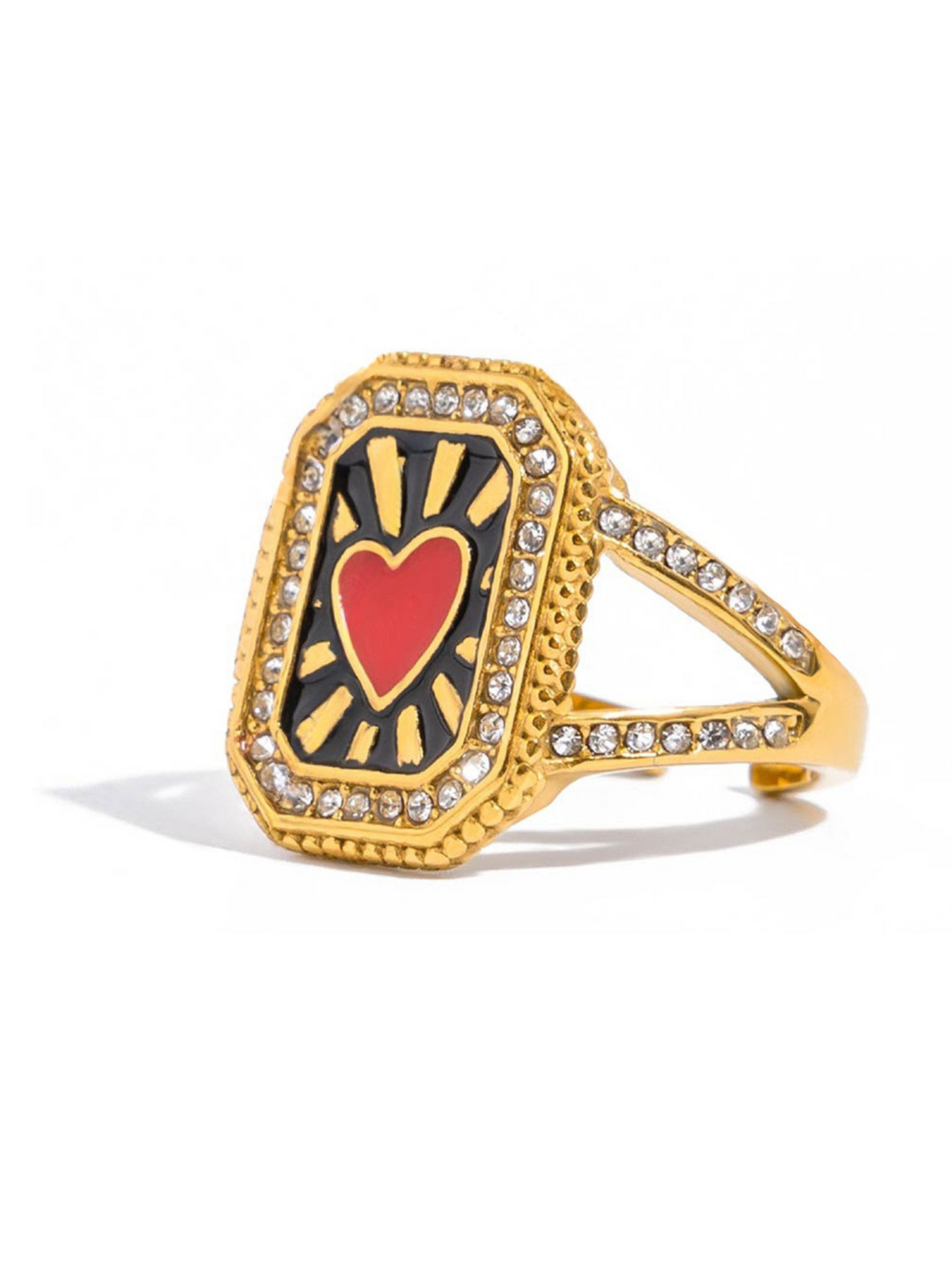Blakelee Modern Emblem Ring