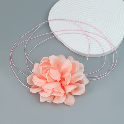 Selected Lace-up Choker Necklace