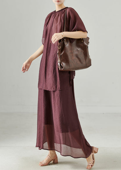 Mulberry Oversized Linen Sets 2 Pieces Summer