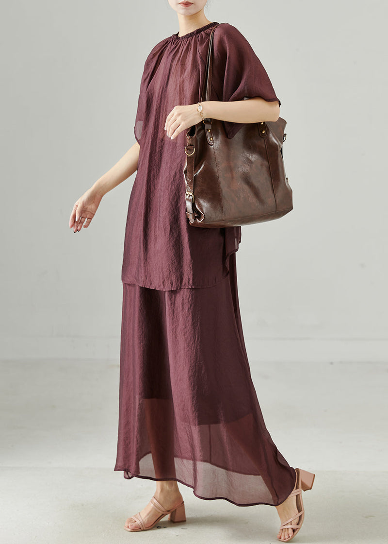 Mulberry Oversized Linen Sets 2 Pieces Summer