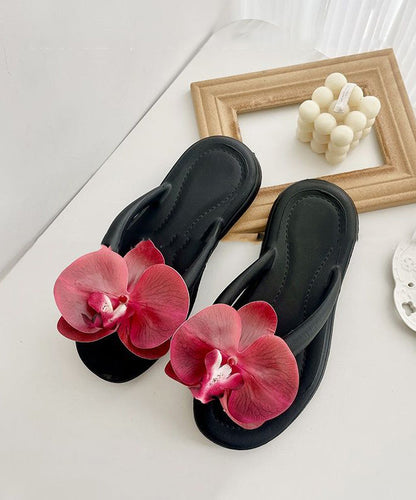 Green Comfortable Flip Flops Splicing