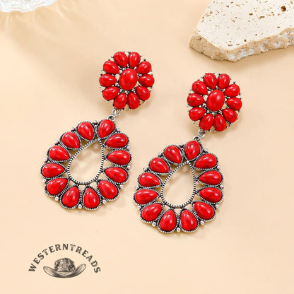 [high-quality Texture]turquoise Earrings
