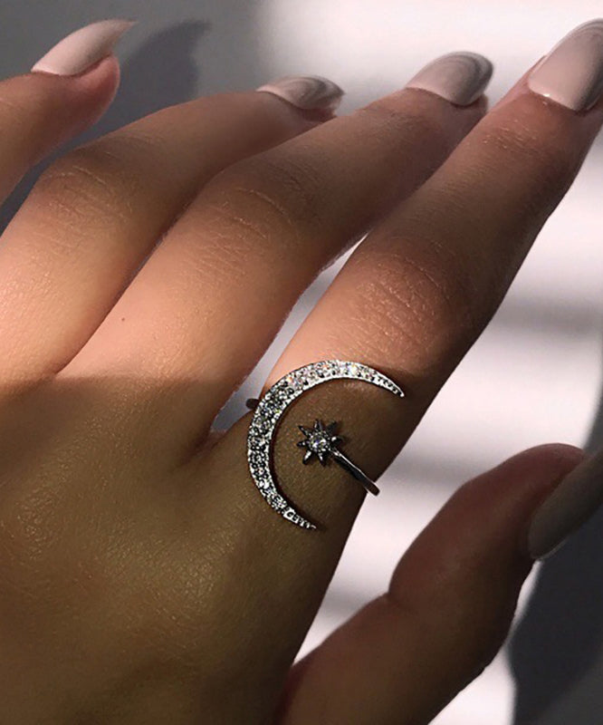 Silk Metal Alloy Zircon Rings