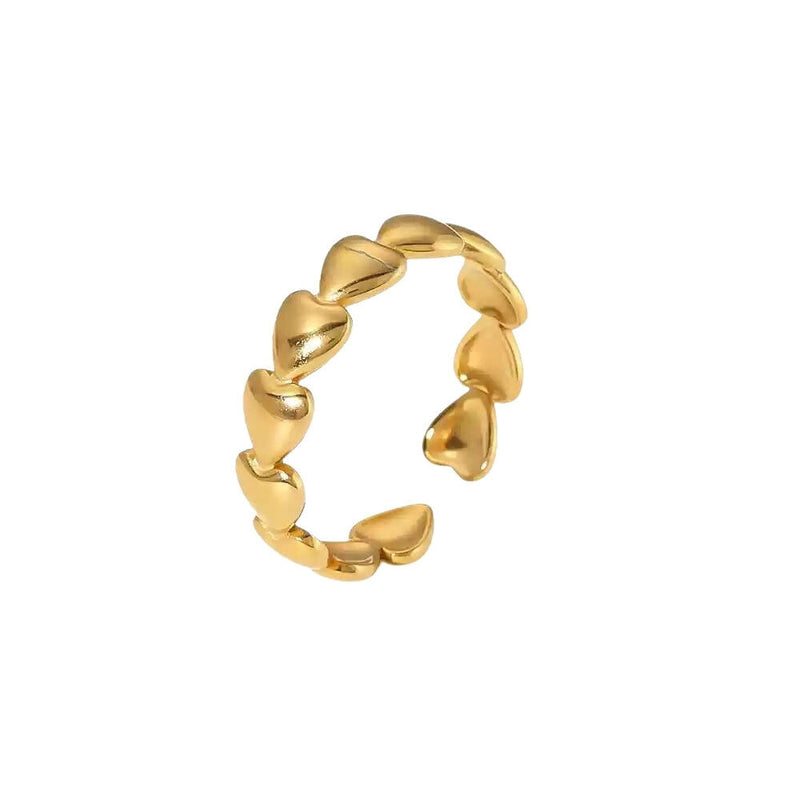 Bailee 18k Pleated Band Ring