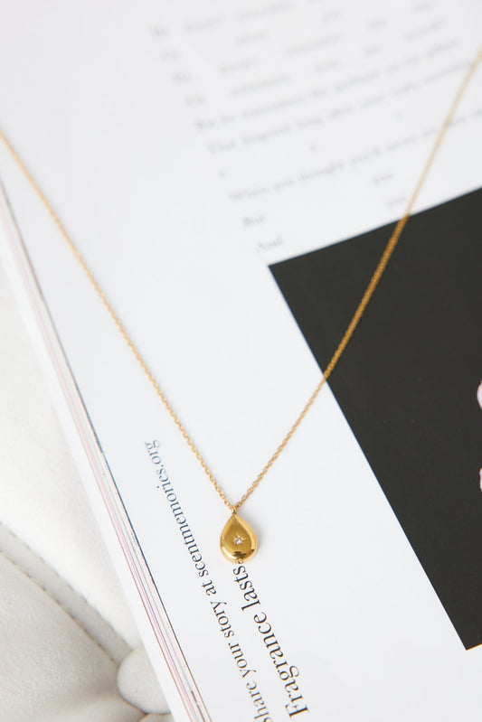 18k Gold Plated Shiny Horizons Necklace