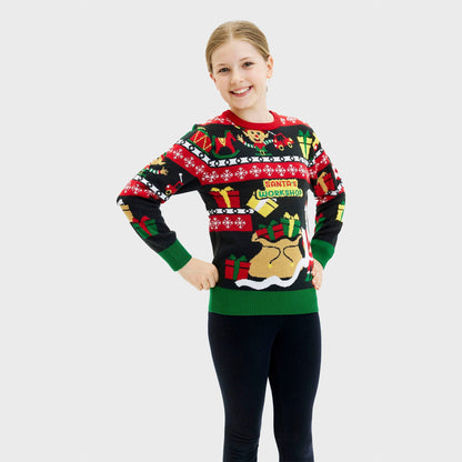 Santa's Workshop Christmas Sweater Kids