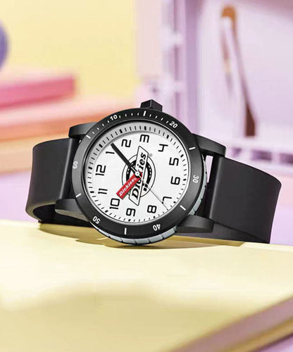 Diy Pink Silicone Rubber Quartz Movement Watches