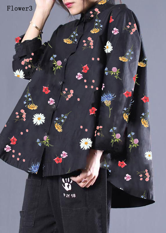 Diy Patchwork Shirts White-crane Blouses