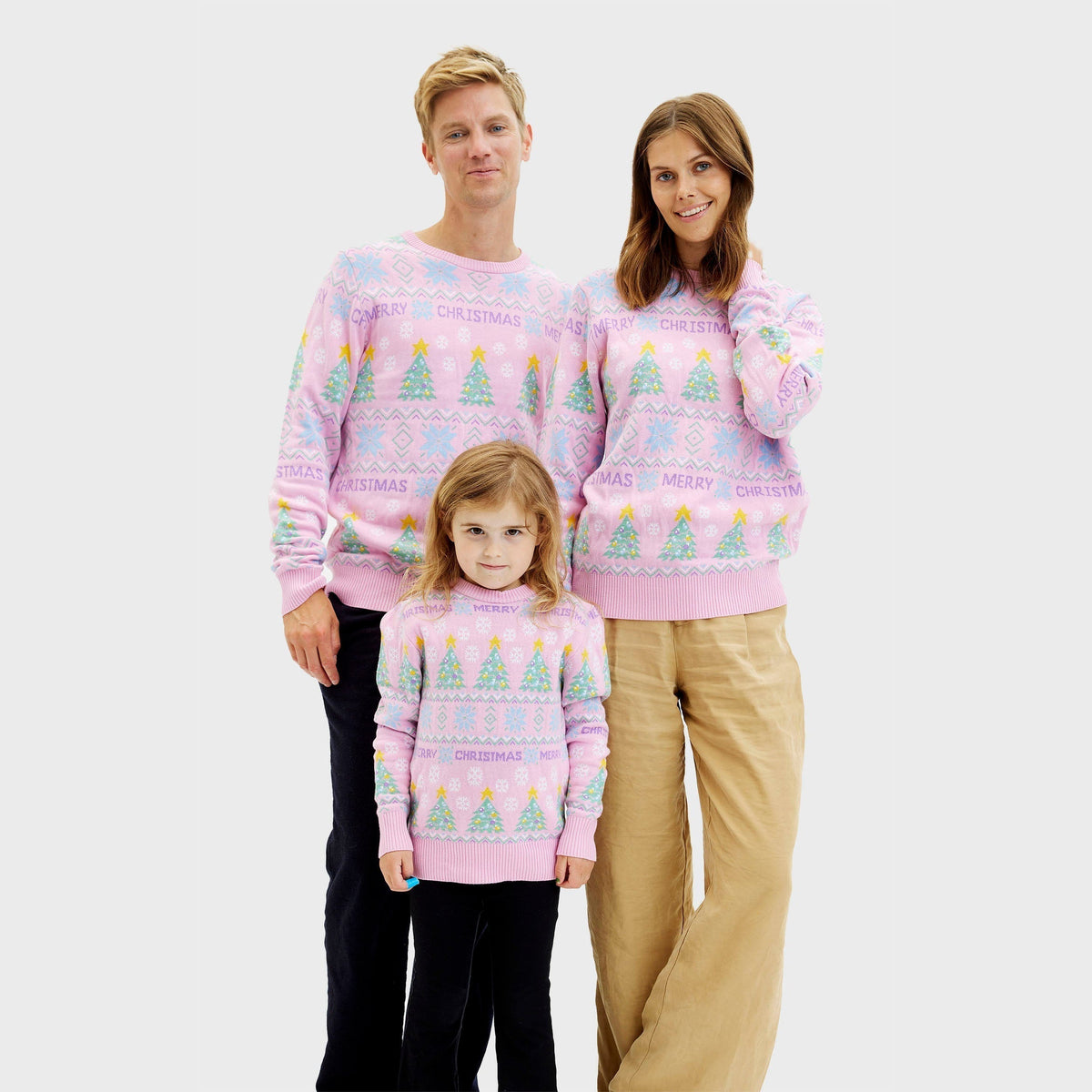 The Pink Christmas Sweater Men's