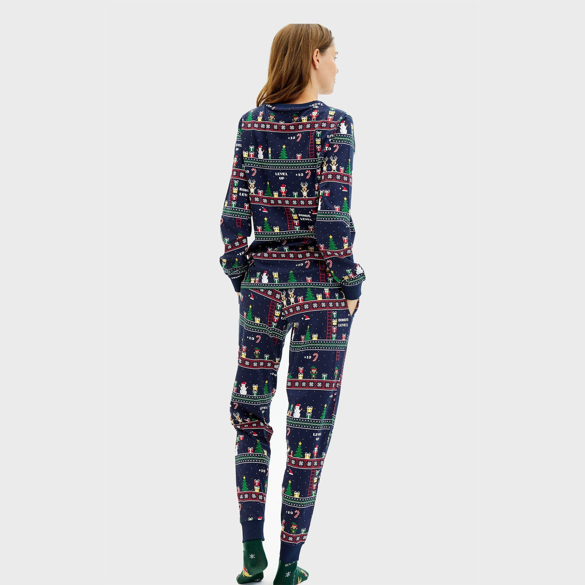 Vintage Gamer Christmas Pajamas Women's
