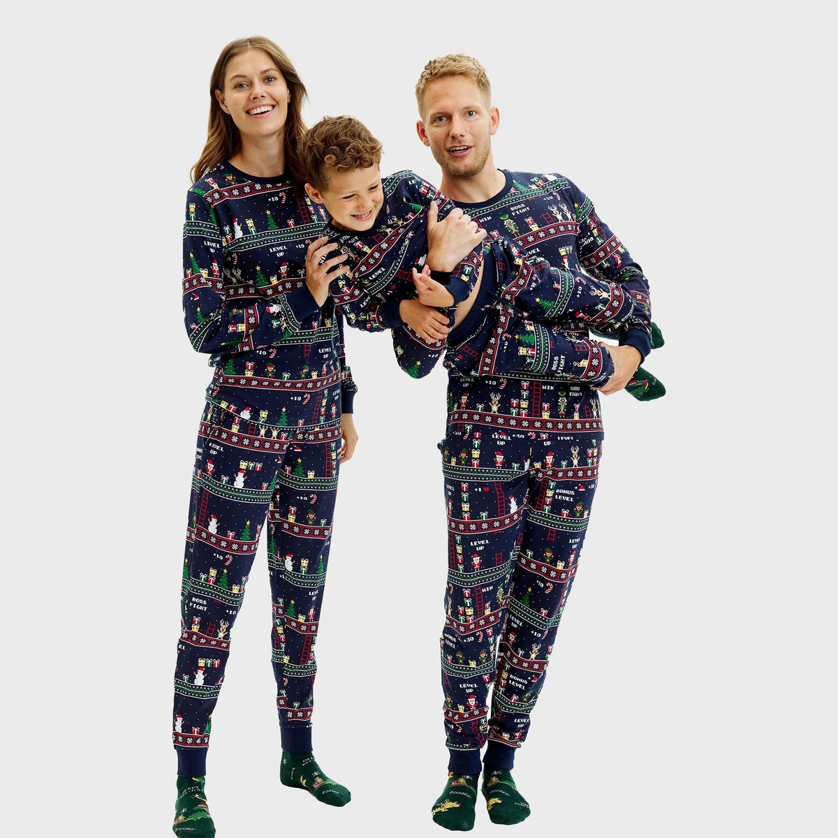 Vintage Gamer Christmas Pajamas Men's