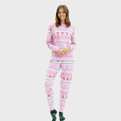 Ultimate Christmas Pajamas Pink Women's