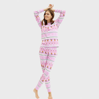 Ultimate Christmas Pajamas Pink Women's