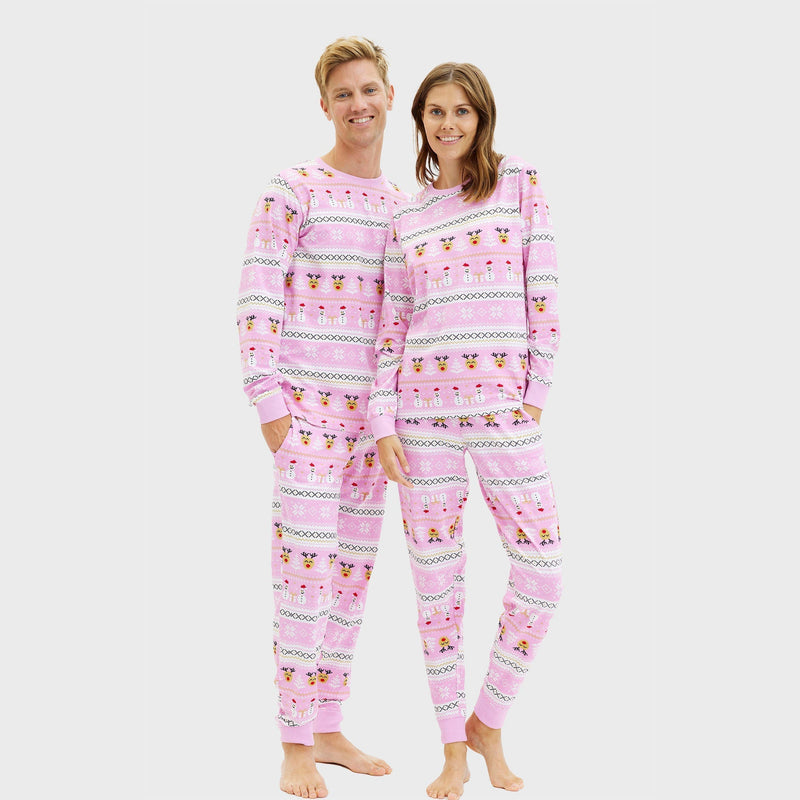 Ultimate Christmas Pajamas Pink Women's
