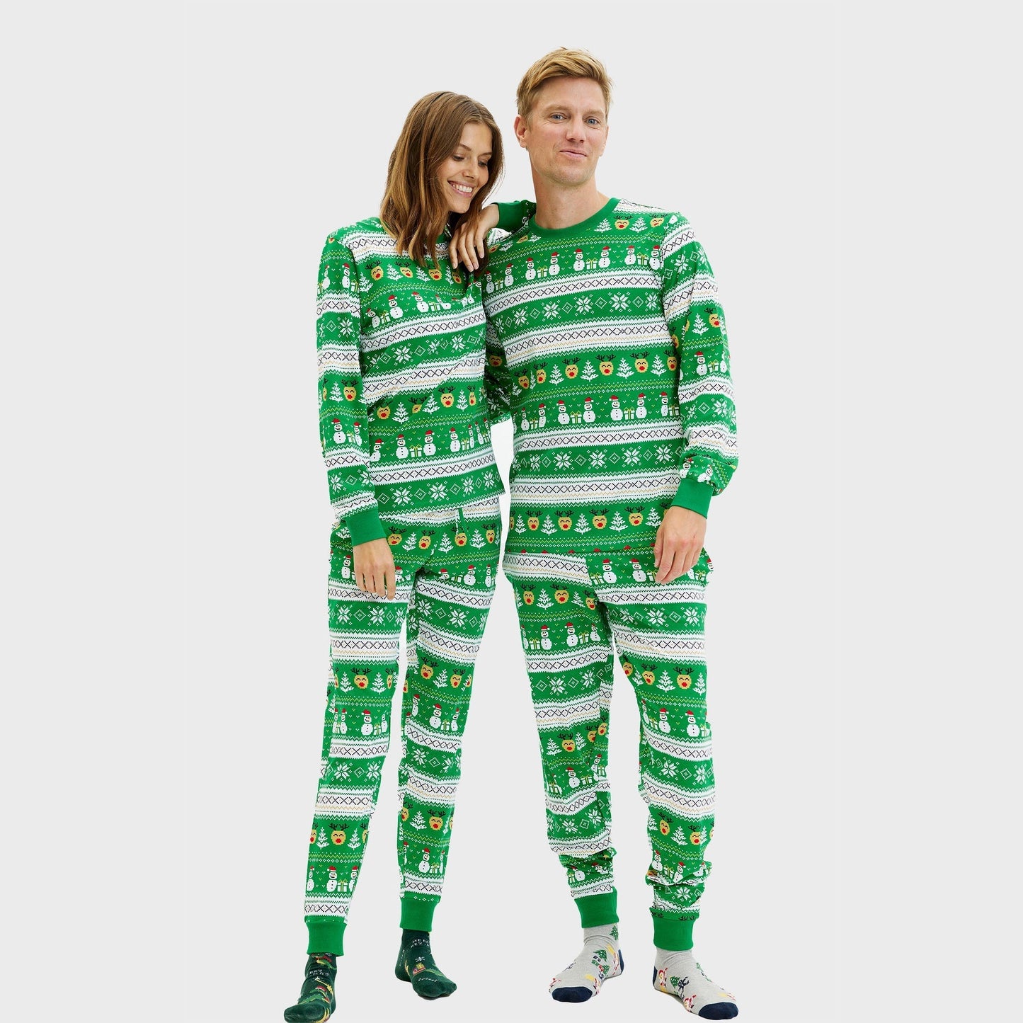 Ultimate Christmas Pajamas Green Men's