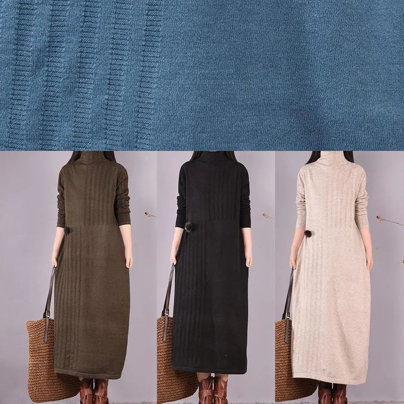 High Neck Spring Dresses Wardrobes Beige Dress