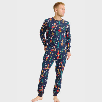 The Giraffe Christmas Pajamas for Men