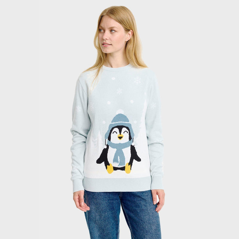 The Cute Penguin Christmas Sweater Women's
