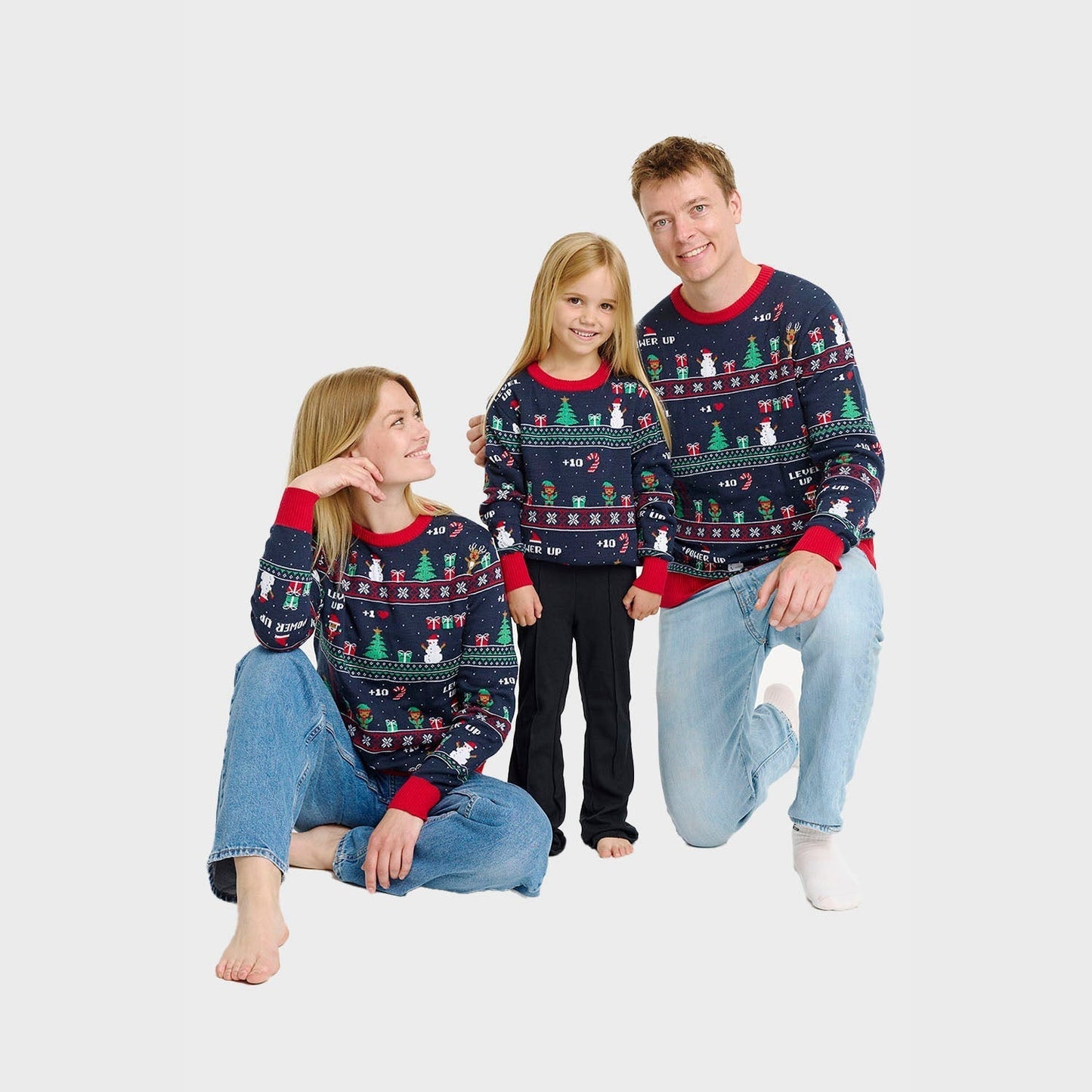 Vintage Gaming Christmas Knit Sweater Women's