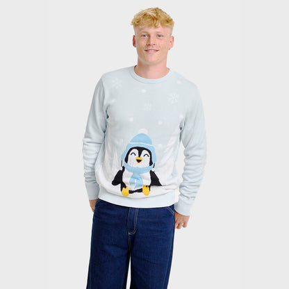 The Cute Penguin Christmas Sweater Men's