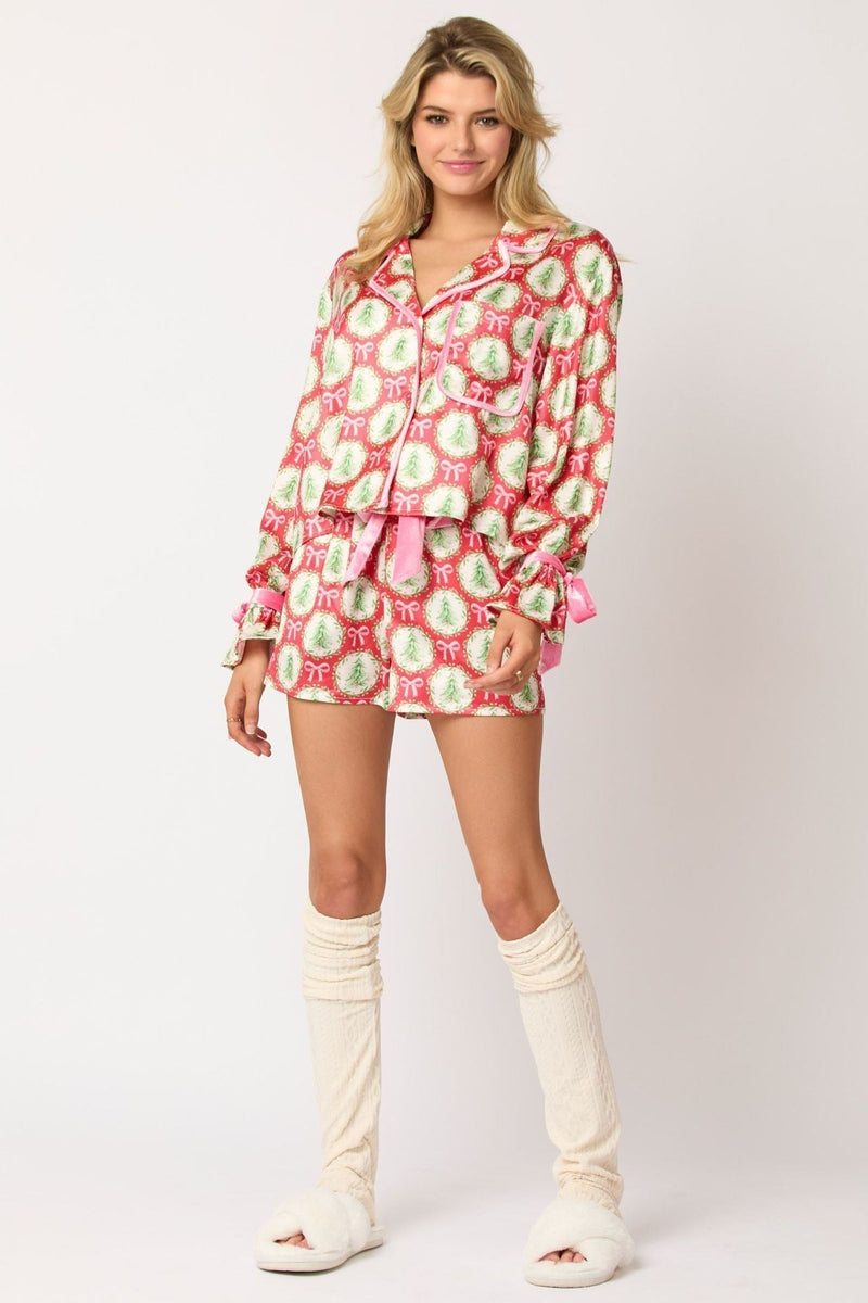 Christmas Character Short Pajama Set