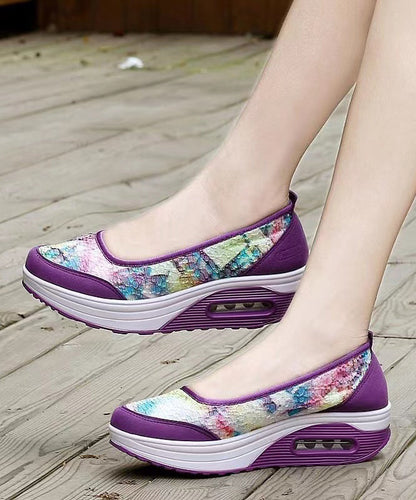 Splicing Platform Purple Breathable Mesh