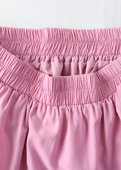 Vogue Green Asymmetrical Elastic Waist Ruffled Bow a Line Skirt Summer