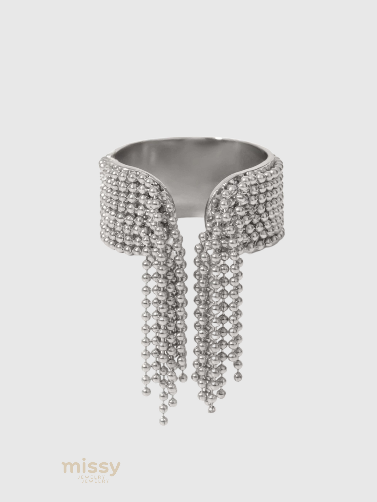 Ariam Titanium Tassel Ring