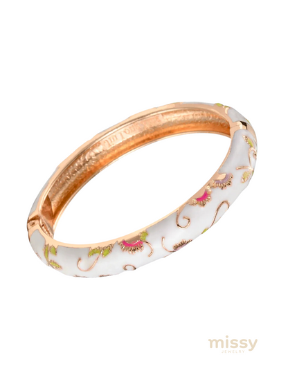 Aria White Bangle