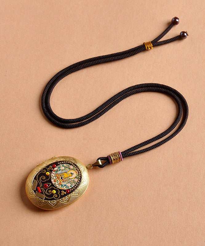 Boutique Diy Da Ri Tathagata Copper Pendant Necklace