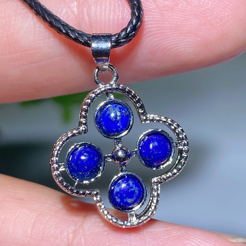 2cm Mixed Crystal Four-leaf Clover Pendant for Healing