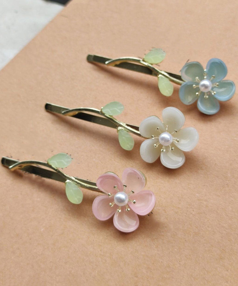 Stylish Alloy Cherry Blossom Hairpin Three-piece Set