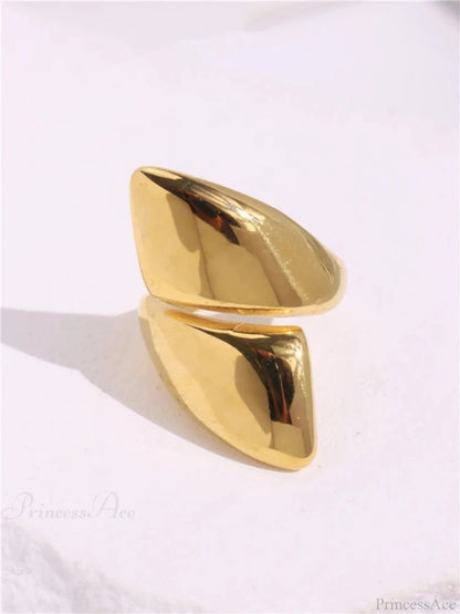 Geometric Gothic Titanium Strong Ring