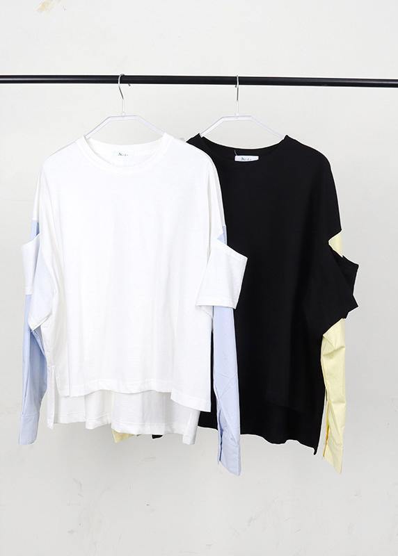Black Low High Design Sweatshirt