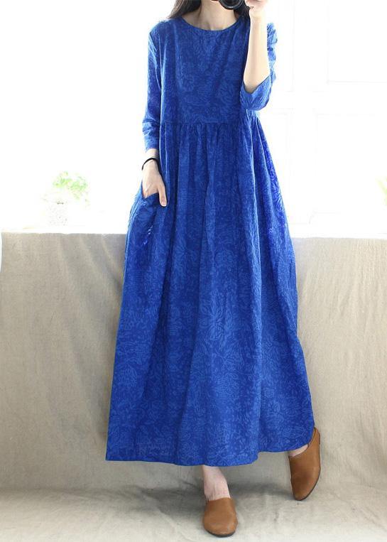 O Neck Cinched Tunics Photography Blue Kaftan Dresses