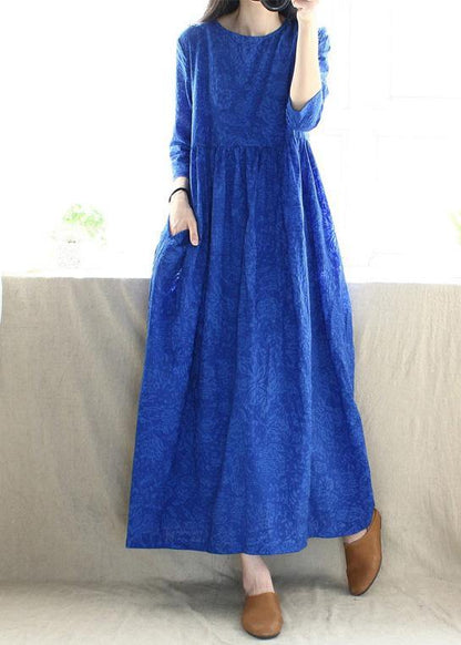 O Neck Cinched Tunics Photography Blue Kaftan Dresses