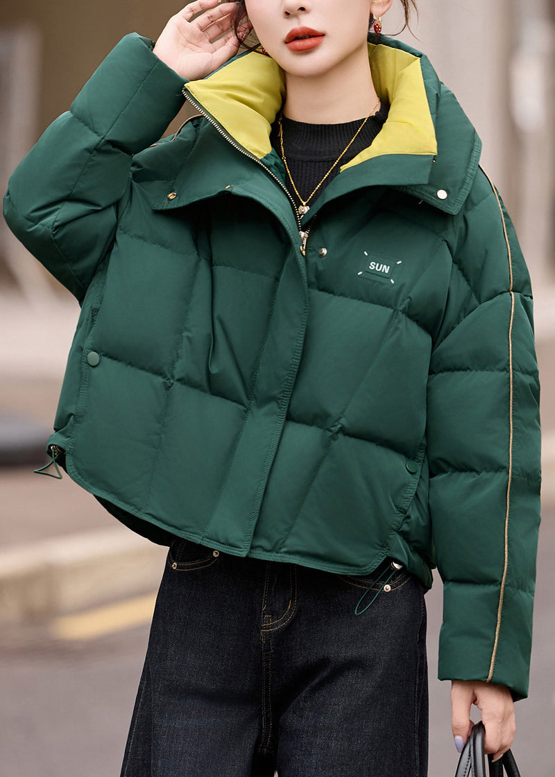 Red Oversized Warm Duck Down Puffer Coat Winter