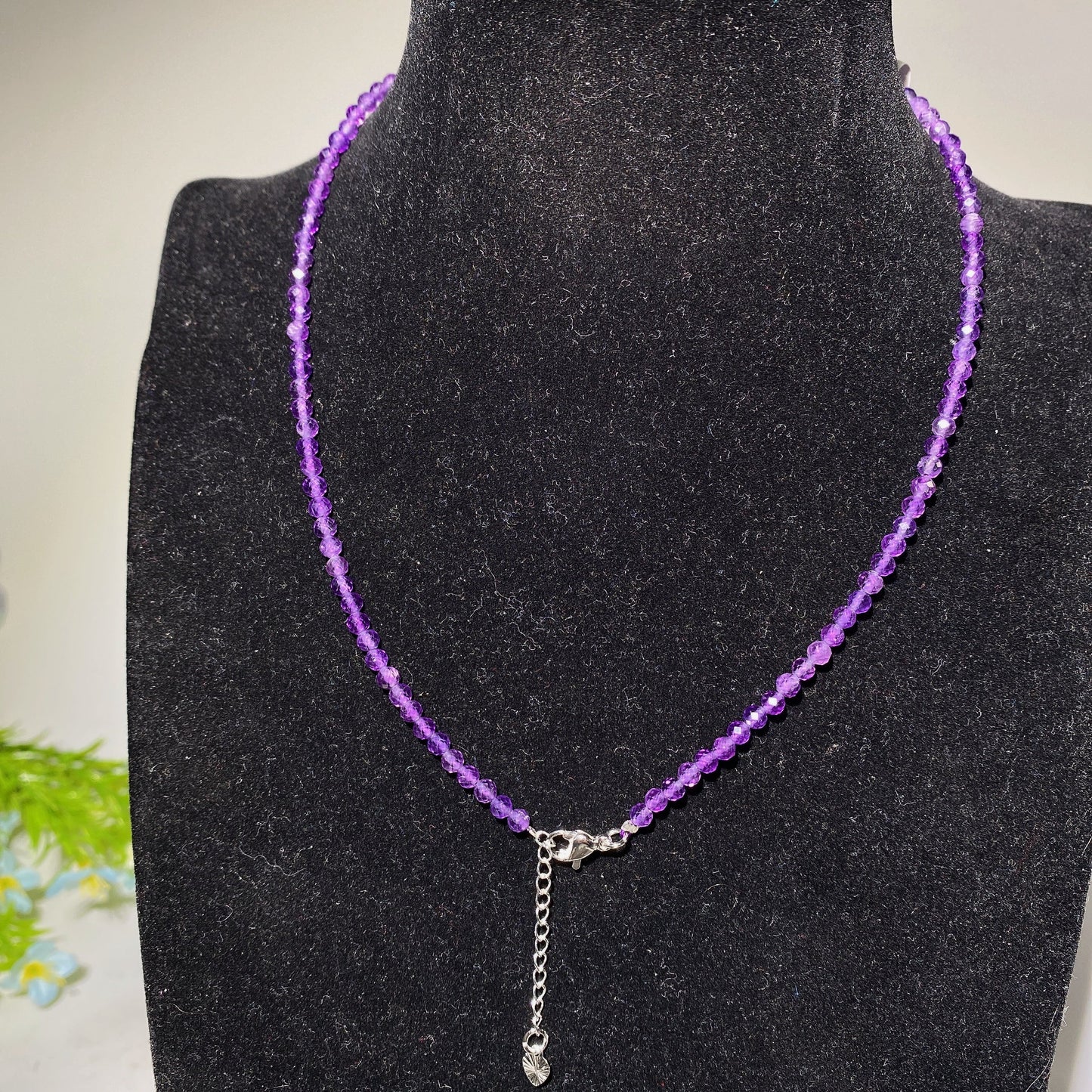 2mm Mixed Crystal Faceted Spiritual Necklace Healing Energy