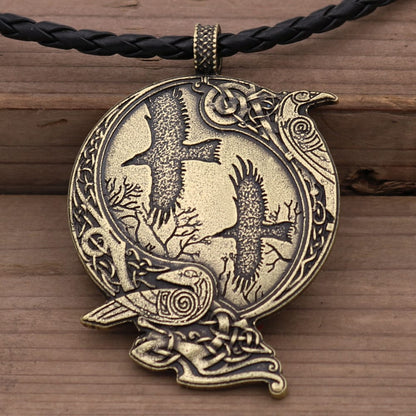 Raven’s Wisdom Celtic Knot Necklace