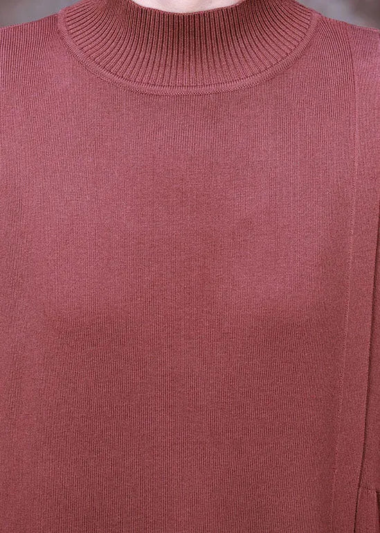 Chocolate Slim Fit Knit Dress Spring