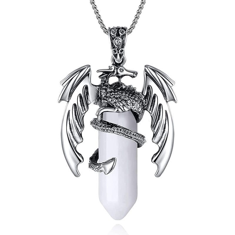 Wyrm’s Embrace Crystal Necklace
