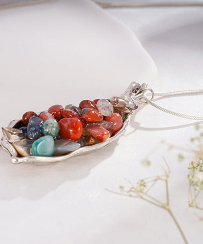 Silk Sterling Silver Jade Pendant Necklace