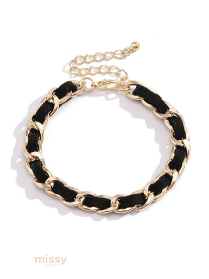 Lotus Velvet Metal Cuff