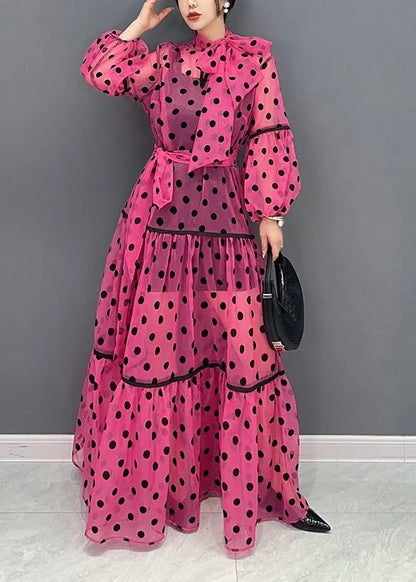 Rose Bow Wrinkled Patchwork Tulle Dress 2 Piece Outfit Fall
