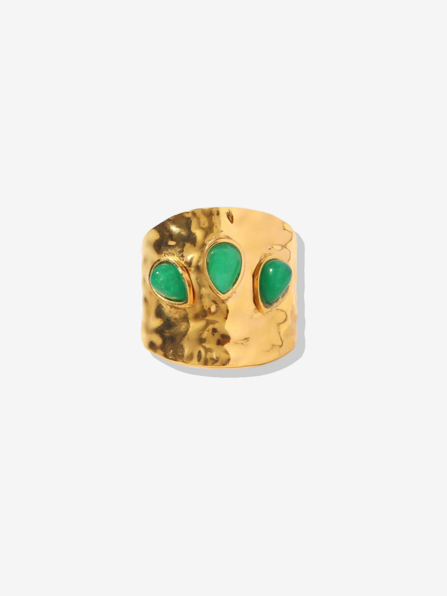 Natural Stone Adjustable Rings