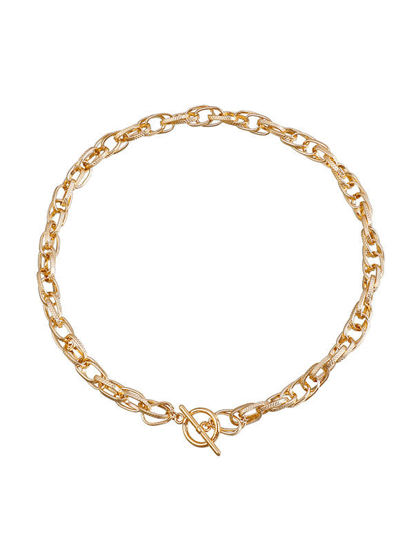 Chains Hollow Color Dainty Necklace Necklaces Accessories