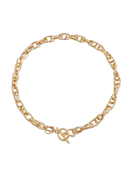 Chains Hollow Color Dainty Necklace Necklaces Accessories