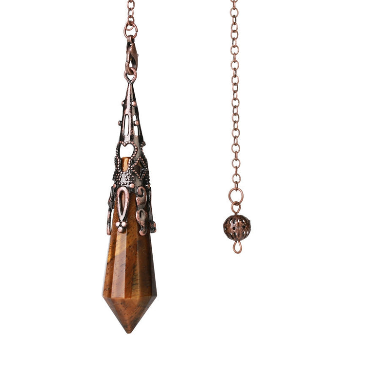 5mm Tiger Eye Healing Necklace for Courage and Protection